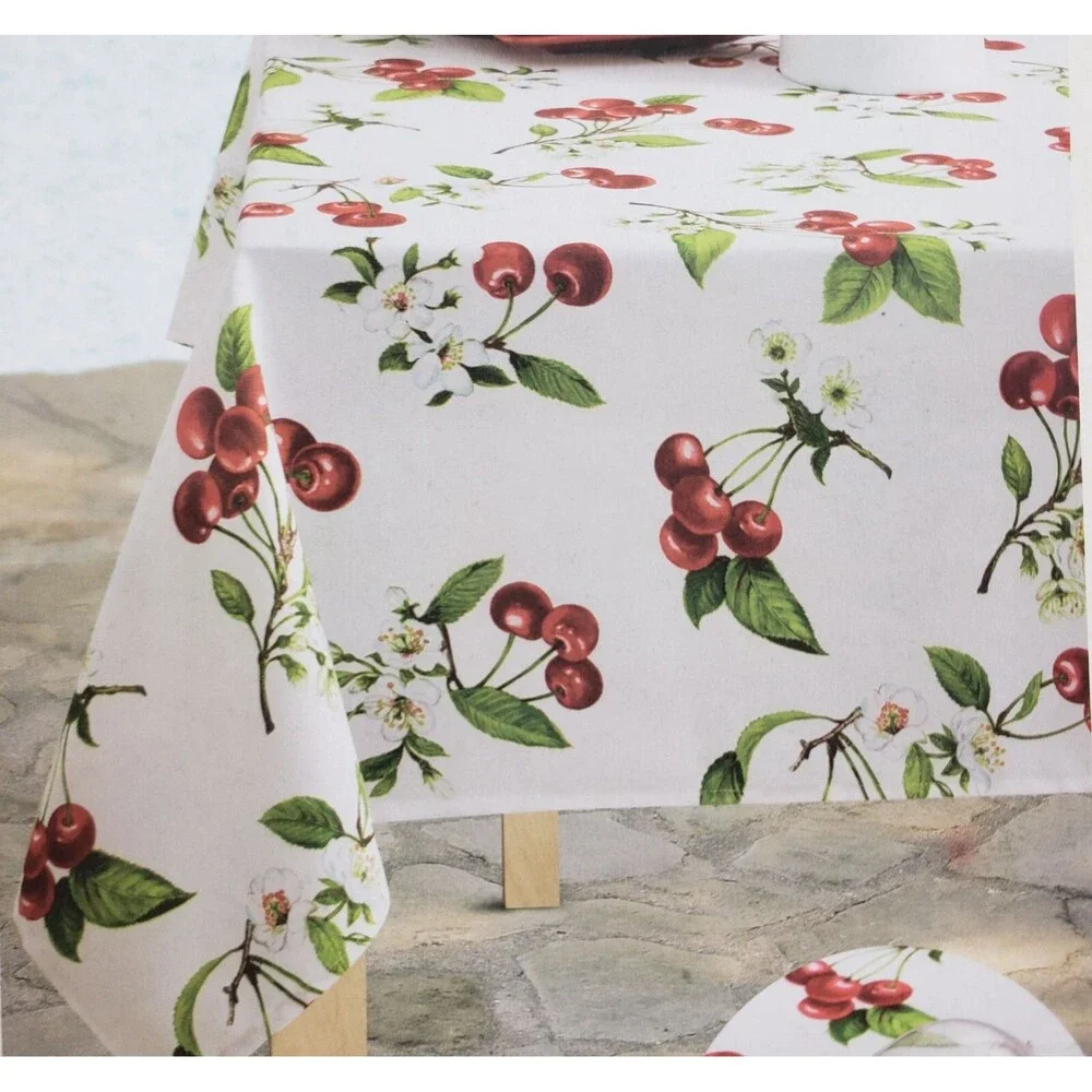 Printed Spillproof Tablecloth, 70